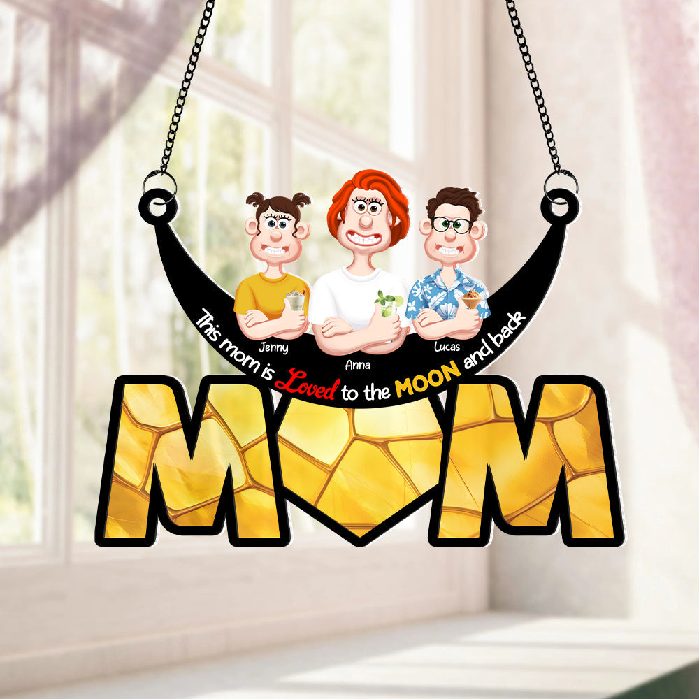 Alternative view of Personalized Gifts For Mom Suncatcher Ornament 04katn170325pa