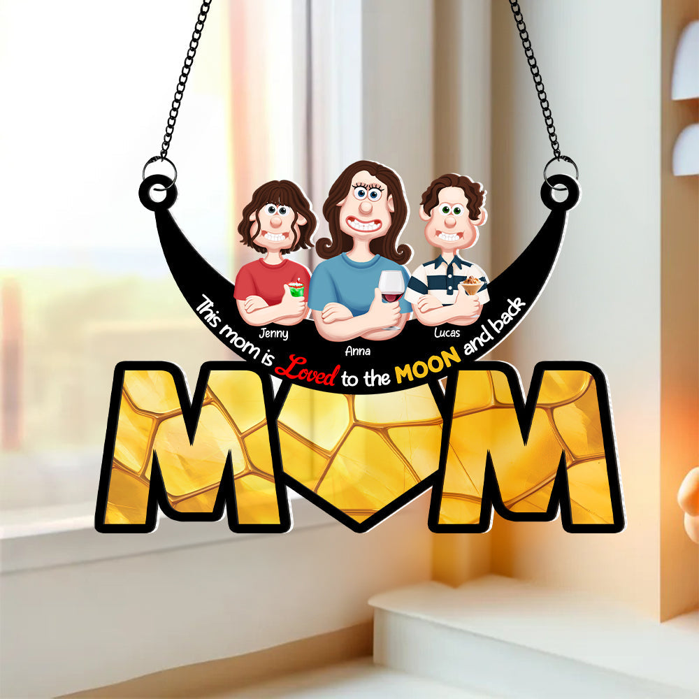 Personalized Gifts For Mom Suncatcher Ornament 04katn170325pa