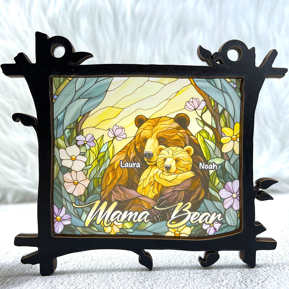 Personalized Gifts For Mom Suncatcher Ornament, Mama Bear Hug 04qhti060325 - Image 6