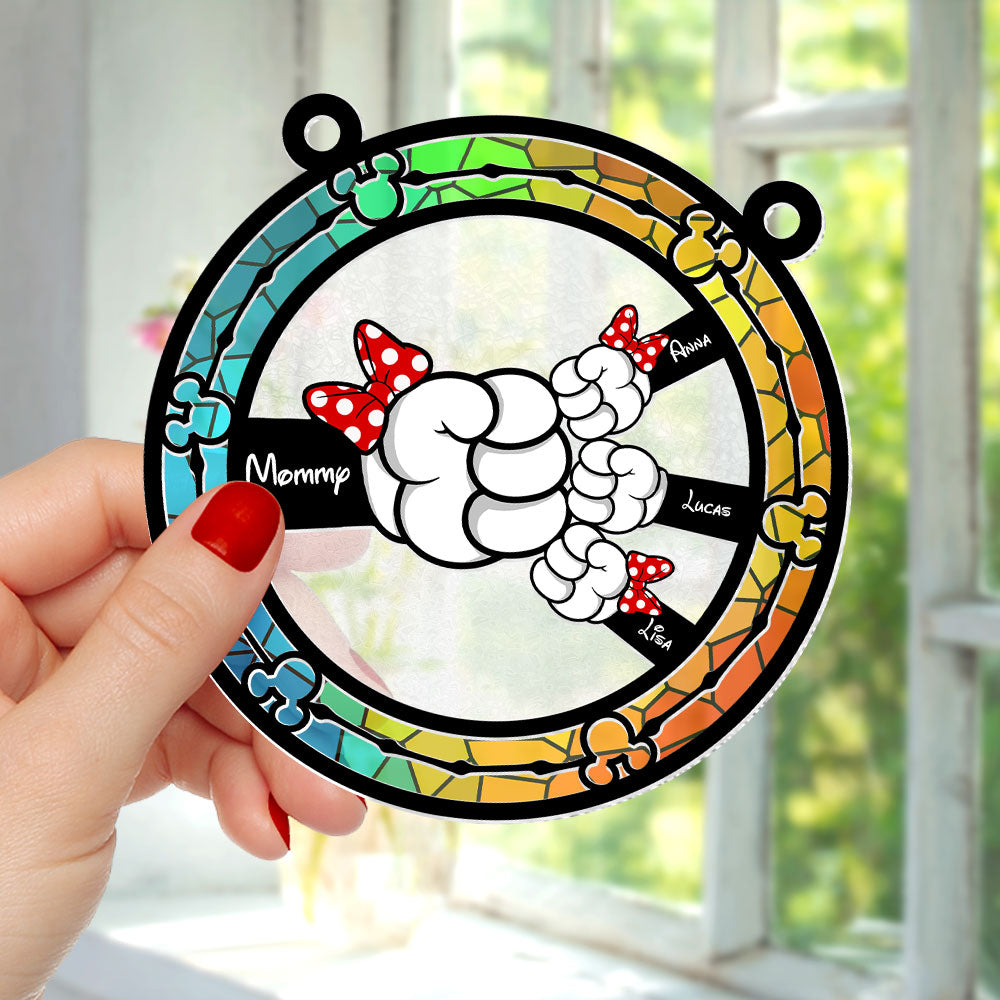 Personalized Gifts For Mom Suncatcher Ornament Mommy Mouse 05ohti190225 - Image 4