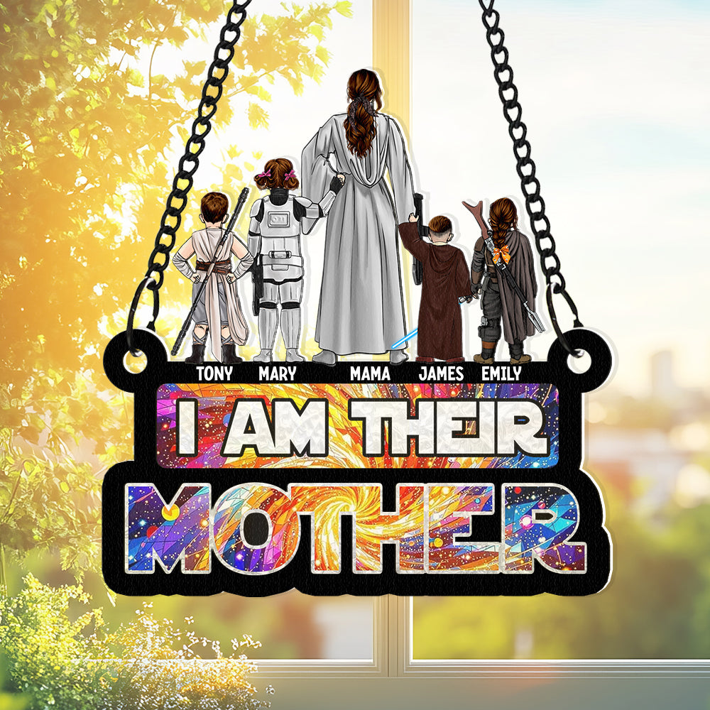 Personalized Gifts For Mom Suncatcher Ornament, Stunning Galaxy 01QHDT140225DAHHHG