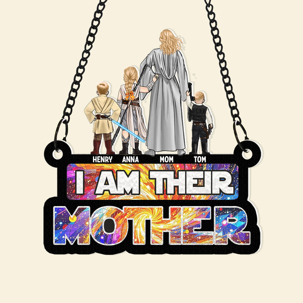 Personalized Gifts For Mom Suncatcher Ornament, Stunning Galaxy 01QHDT140225DAHHHG - Image 6