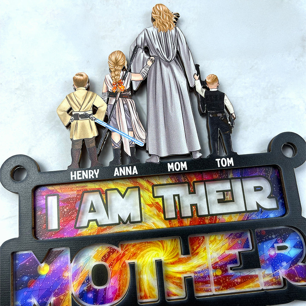 Personalized Gifts For Mom Suncatcher Ornament, Stunning Galaxy 01QHDT140225DAHHHG - Image 8