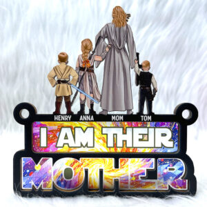 Alternative view of Personalized Gifts For Mom Suncatcher Ornament, Stunning Galaxy 01QHDT140225DAHHHG