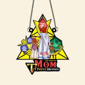 Alternative view of Personalized Gifts For Mom Suncatcher Ornament The Legend Of Mom 04OHMH260225HG