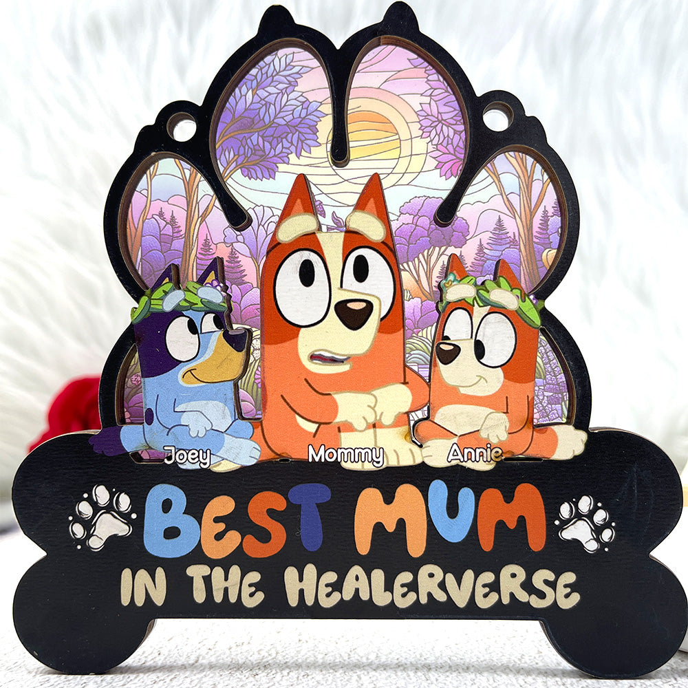 Personalized Gifts For Mom Window Hanging Suncatcher Best Mum In The Healerverse 02OHLU030325 - Image 7