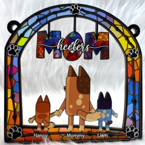 Alternative view of Personalized Gifts For Mom Window Hanging Suncatcher Ornament 03ohpu140225