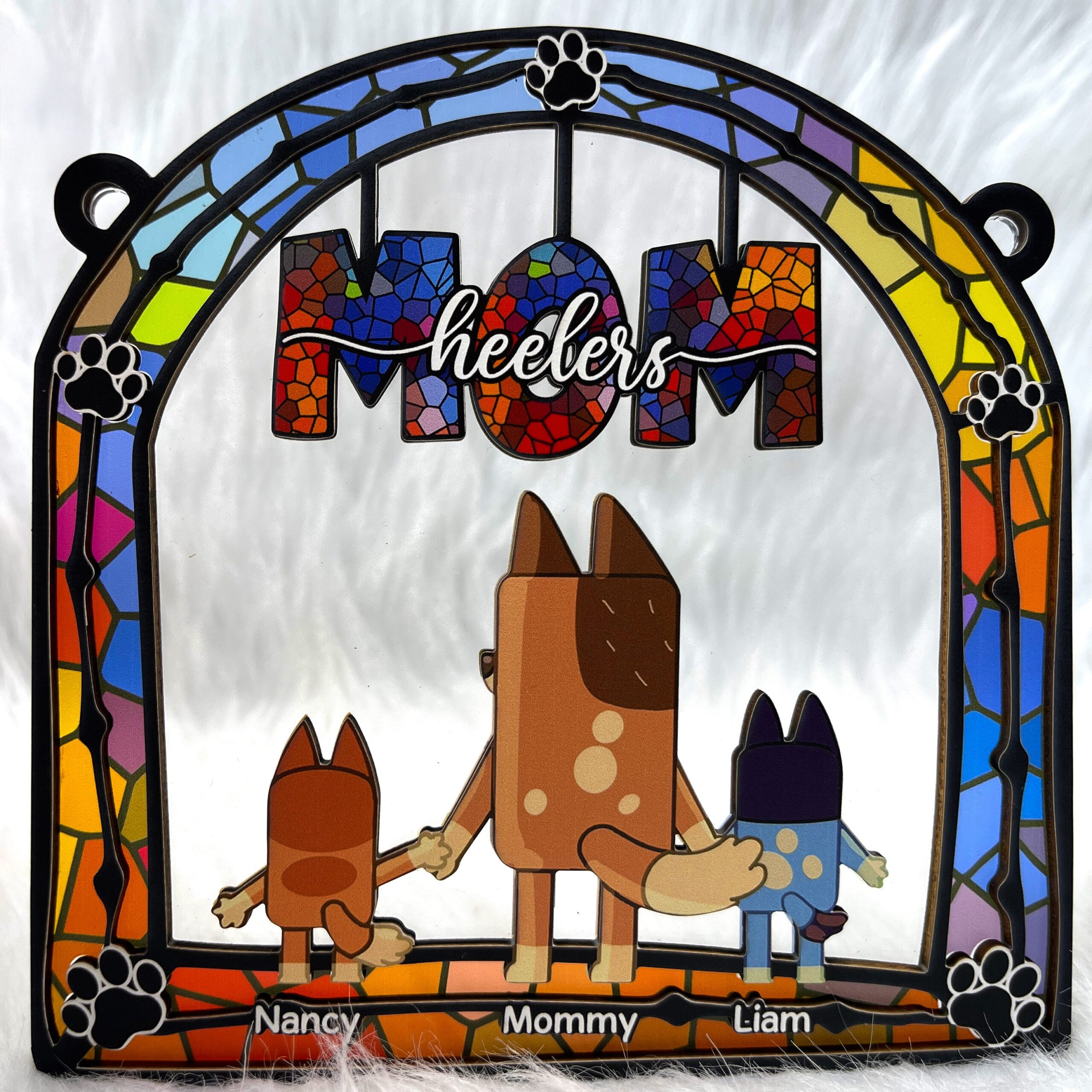 Personalized Gifts For Mom Window Hanging Suncatcher Ornament 03ohpu140225 - Image 2