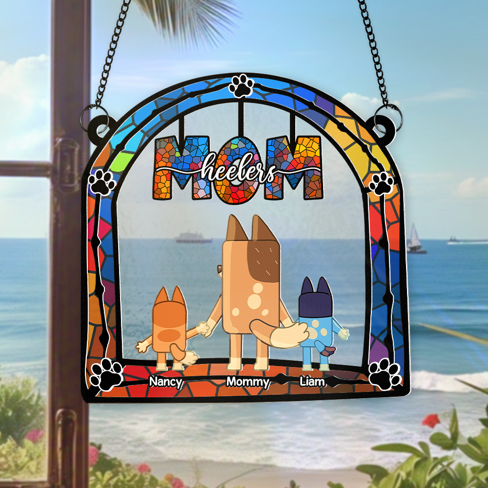 Personalized Gifts For Mom Window Hanging Suncatcher Ornament 03ohpu140225 - Image 5