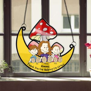 Alternative view of Personalized Gifts For Mom Window Hanging Suncatcher Ornament Mother's Day 06KAMH070325PA