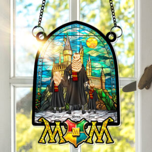 Personalized Gifts For Mom Window Hanging Suncatcher Ornament Mother's Day Wizard Mom 04HULU270325TM