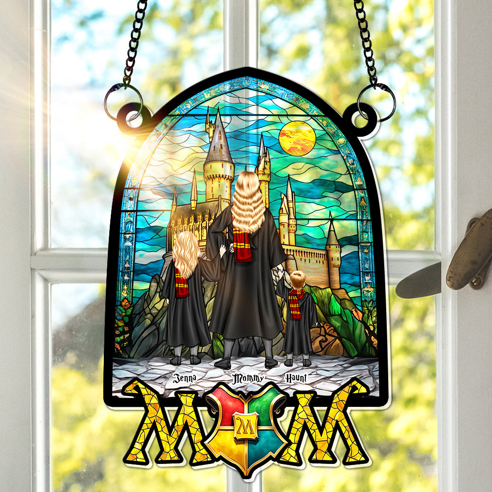 Personalized Gifts For Mom Window Hanging Suncatcher Ornament Mother's Day Wizard Mom 04HULU270325TM