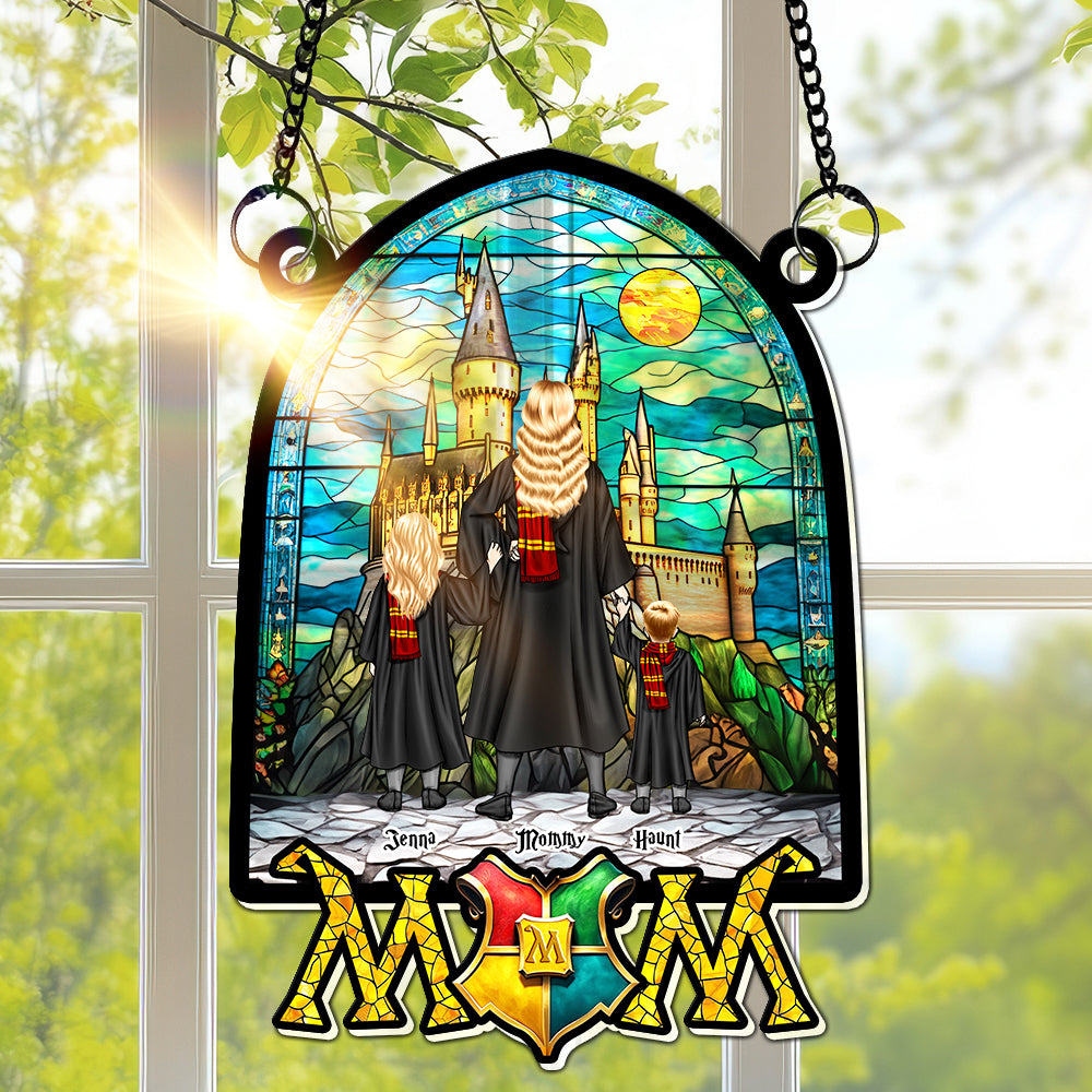 Personalized Gifts For Mom Window Hanging Suncatcher Ornament Mother's Day Wizard Mom 04HULU270325TM - Image 3