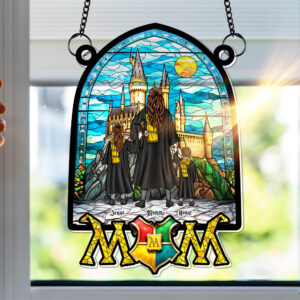 Alternative view of Personalized Gifts For Mom Window Hanging Suncatcher Ornament Mother's Day Wizard Mom 04HULU270325TM