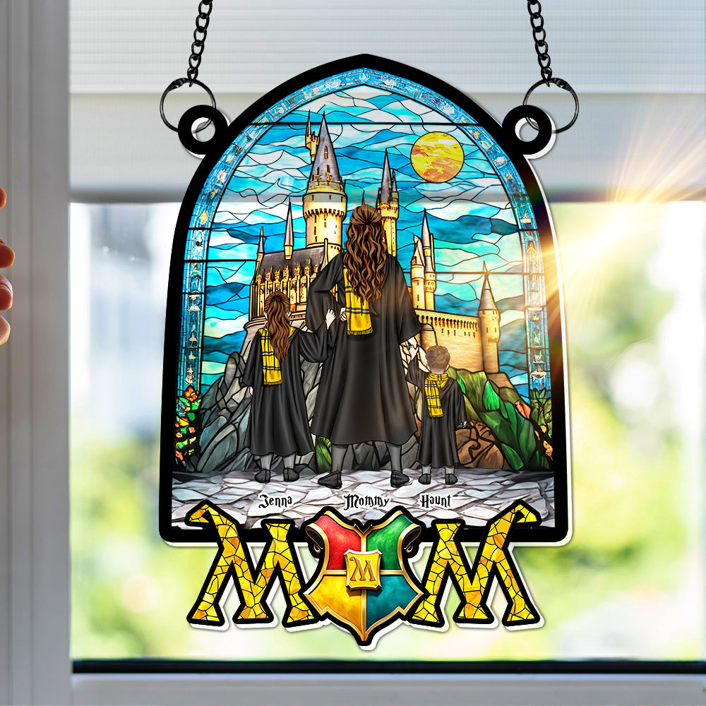 Alternative view of Personalized Gifts For Mom Window Hanging Suncatcher Ornament Mother's Day Wizard Mom 04HULU270325TM