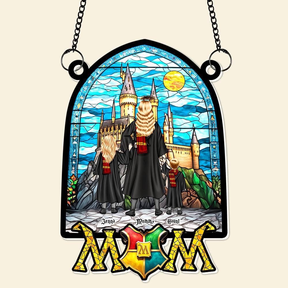 Personalized Gifts For Mom Window Hanging Suncatcher Ornament Mother's Day Wizard Mom 04HULU270325TM - Image 7