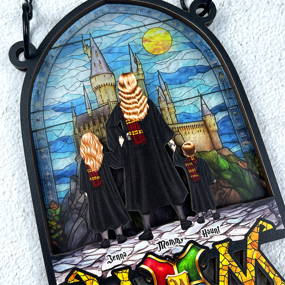 Personalized Gifts For Mom Window Hanging Suncatcher Ornament Mother's Day Wizard Mom 04HULU270325TM - Image 6