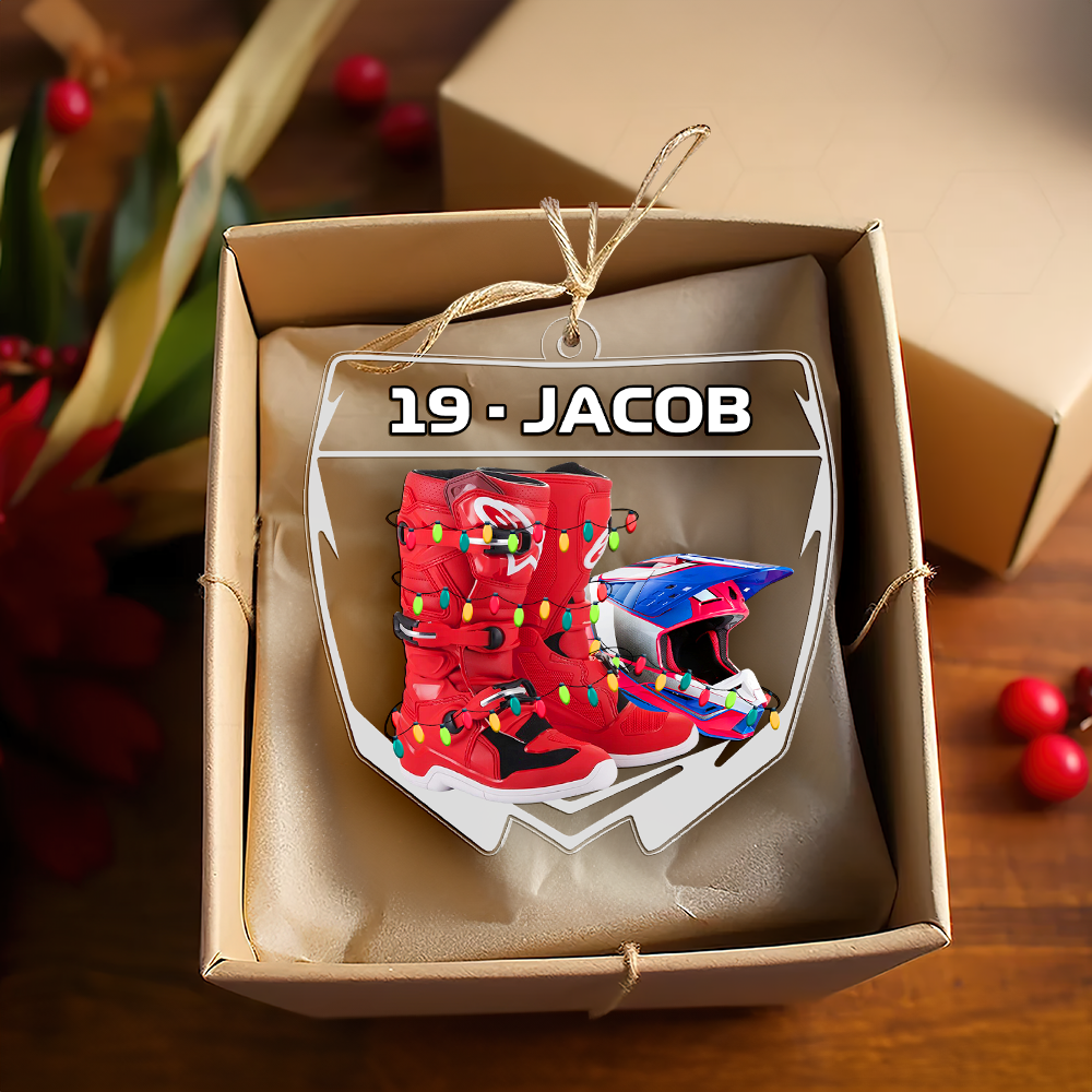Personalized Gifts For Motocross Lovers Christmas Ornament 01hupu021124 - Image 5