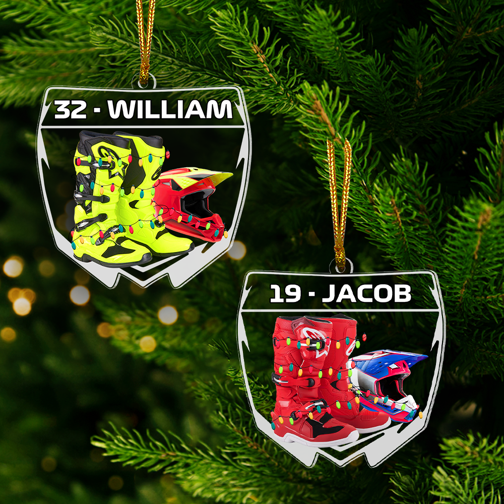 Personalized Gifts For Motocross Lovers Christmas Ornament 01hupu021124 - Image 3