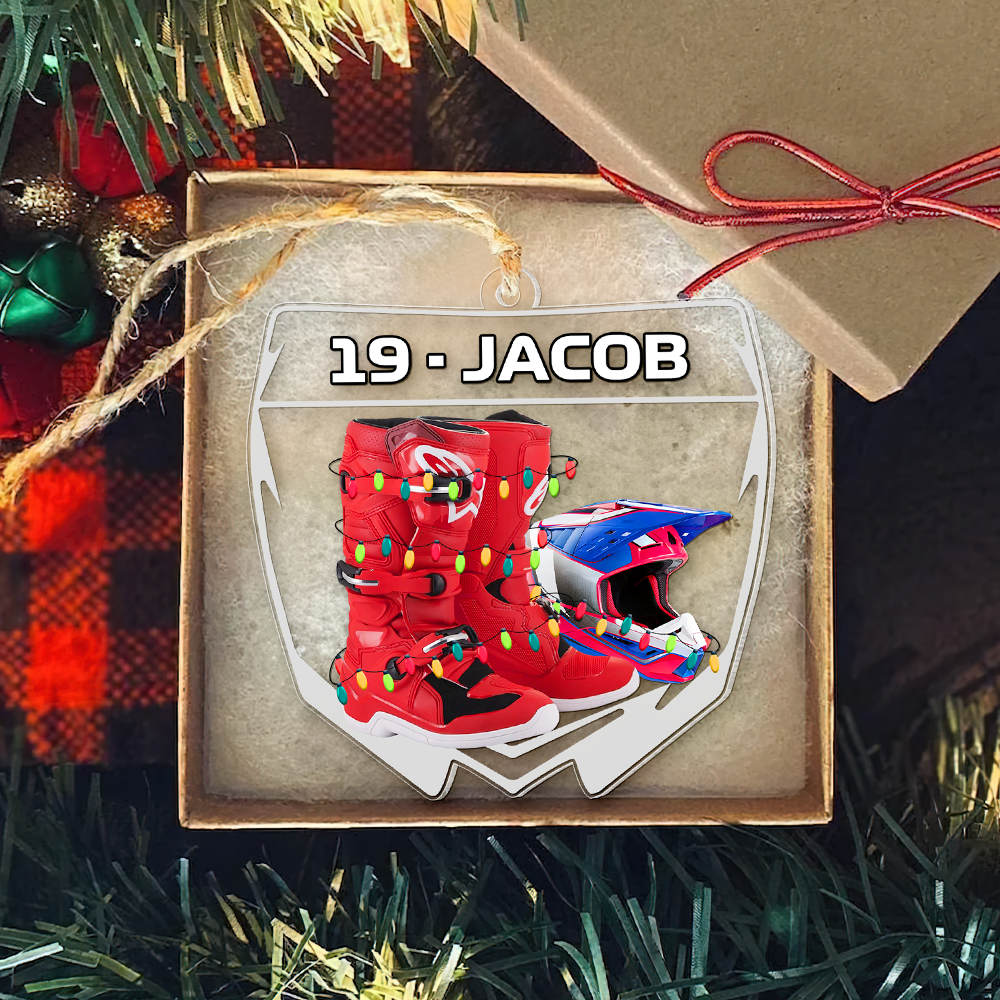 Personalized Gifts For Motocross Lovers Christmas Ornament 01hupu021124 - Image 6