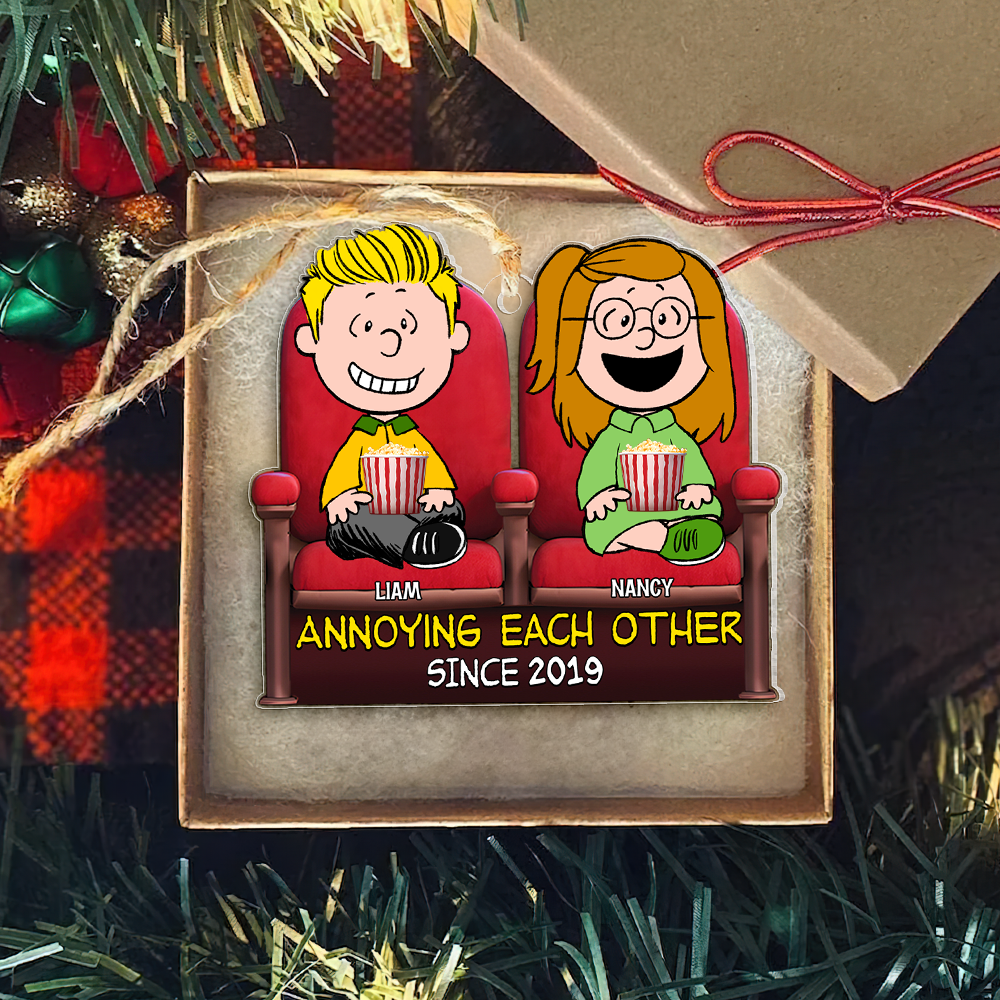 Personalized Gifts For Movie Couple Christmas Ornament 04ohpu081124hh - Image 3
