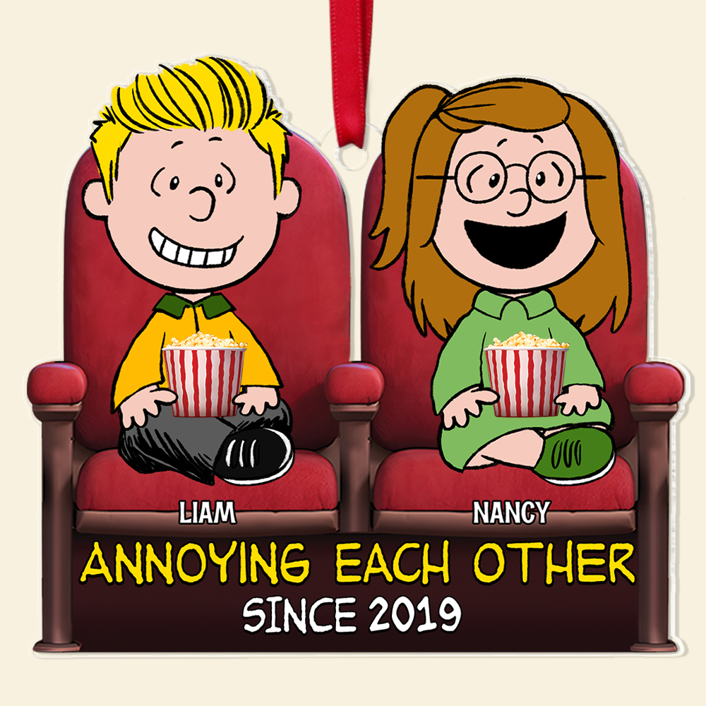 Personalized Gifts For Movie Couple Christmas Ornament 04ohpu081124hh - Image 5