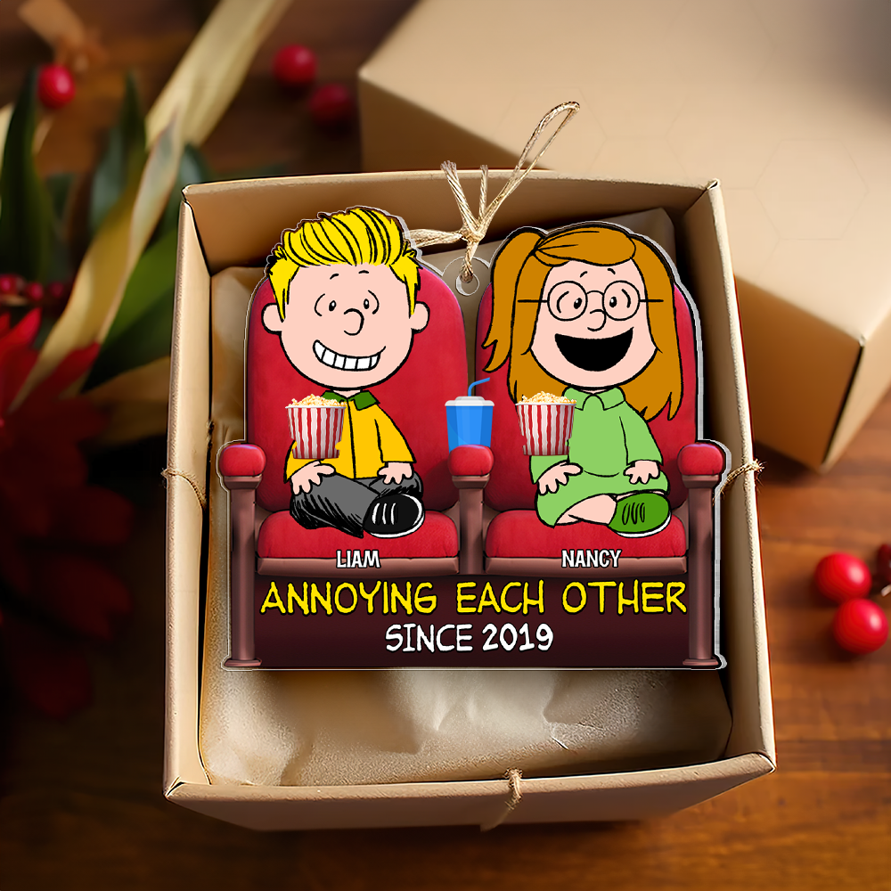 Personalized Gifts For Movie Couple Christmas Ornament 04ohpu081124hh - Image 4