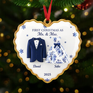 Personalized Gifts For Newlyweds Christmas Ornament 02pgta260925