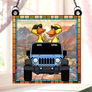 Alternative view of Personalized Gifts For Off Road Lovers Suncatcher Ornament 04qhqn040624