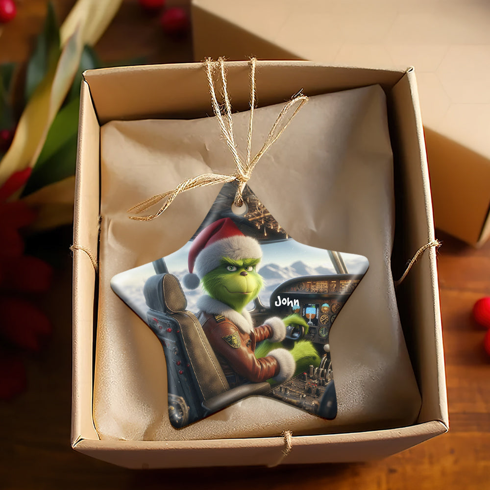 Personalized Gifts For Pilot Christmas Ornament 04OHDT211124 - Image 5