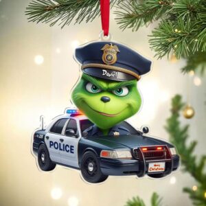 Personalized Gifts For Police Christmas Ornament 02ohti221124