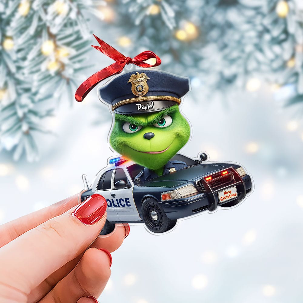 Personalized Gifts For Police Christmas Ornament 02ohti221124 - Image 3