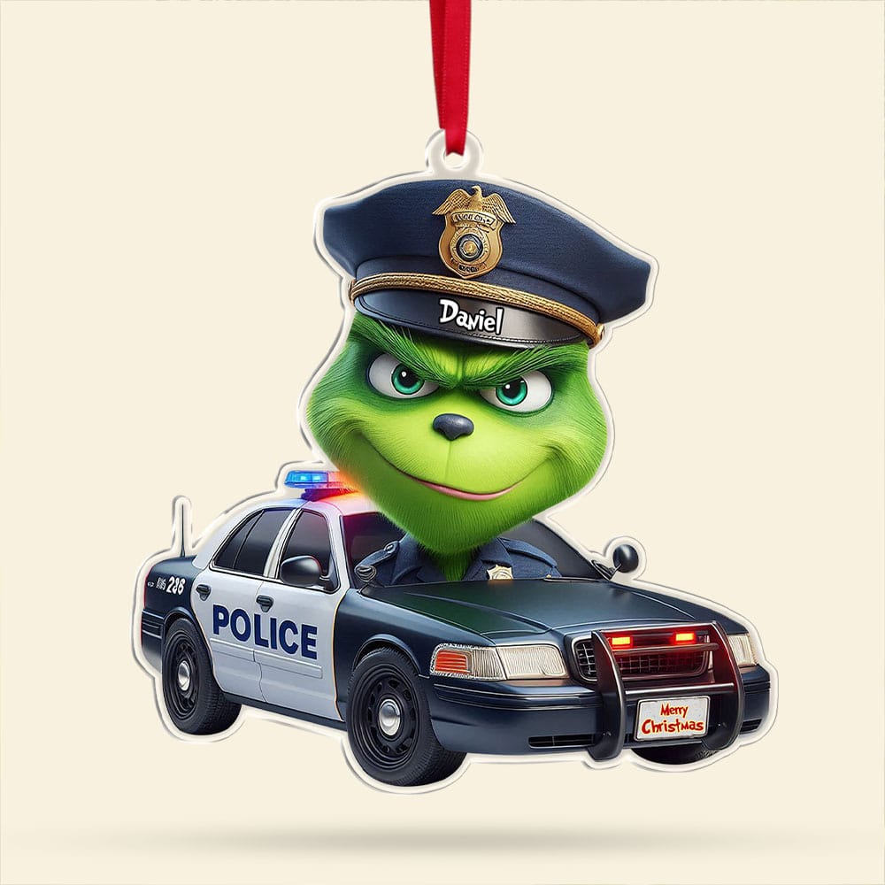 Personalized Gifts For Police Christmas Ornament 02ohti221124 - Image 4