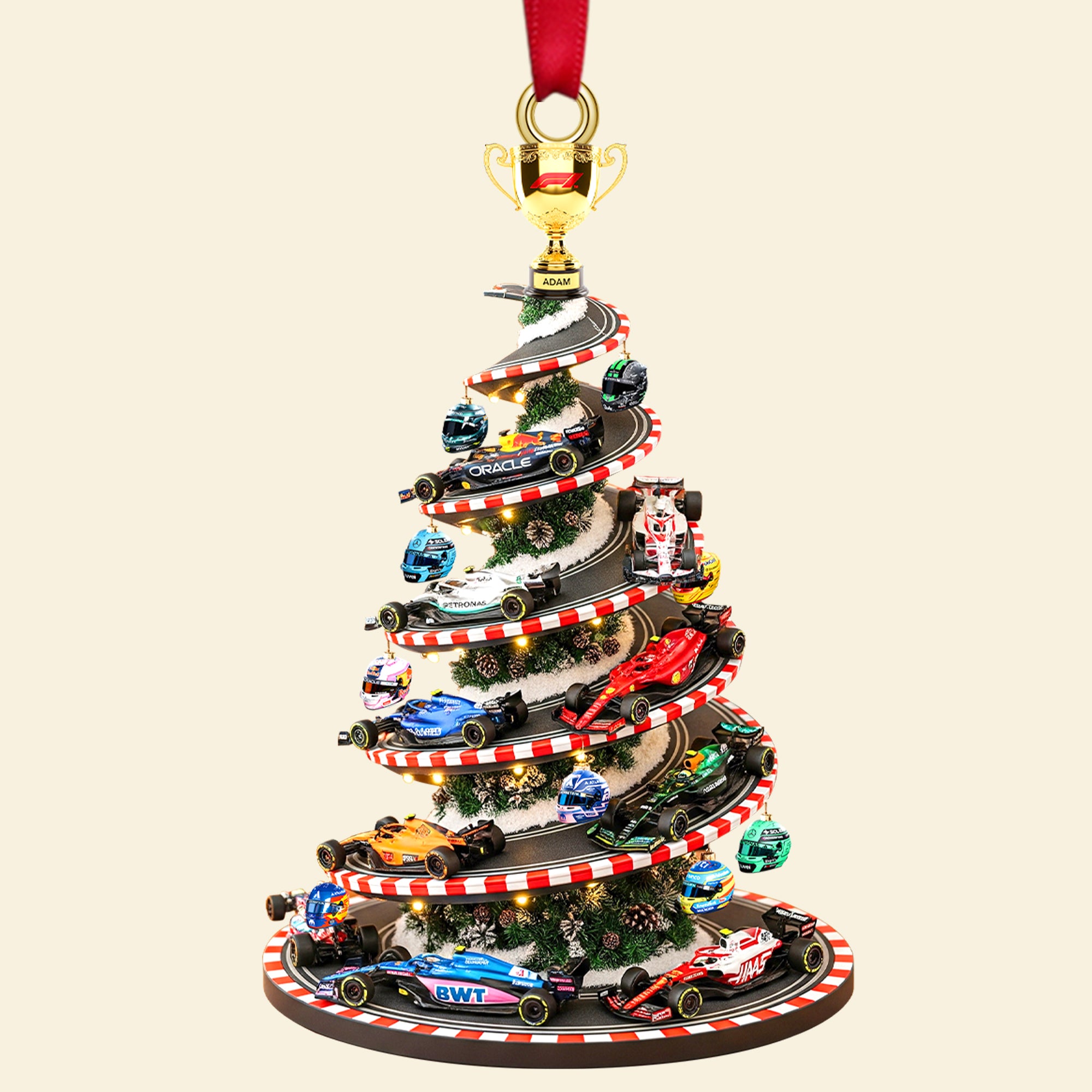 Personalized Gifts For Racing Cars Lovers Christmas Acrylic Ornament 03hytn090925 - Image 4