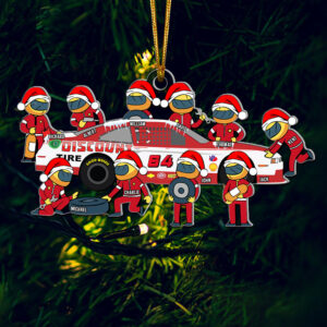 Alternative view of Personalized Gifts For Racing Team Christmas Ornament 03qhqn250924