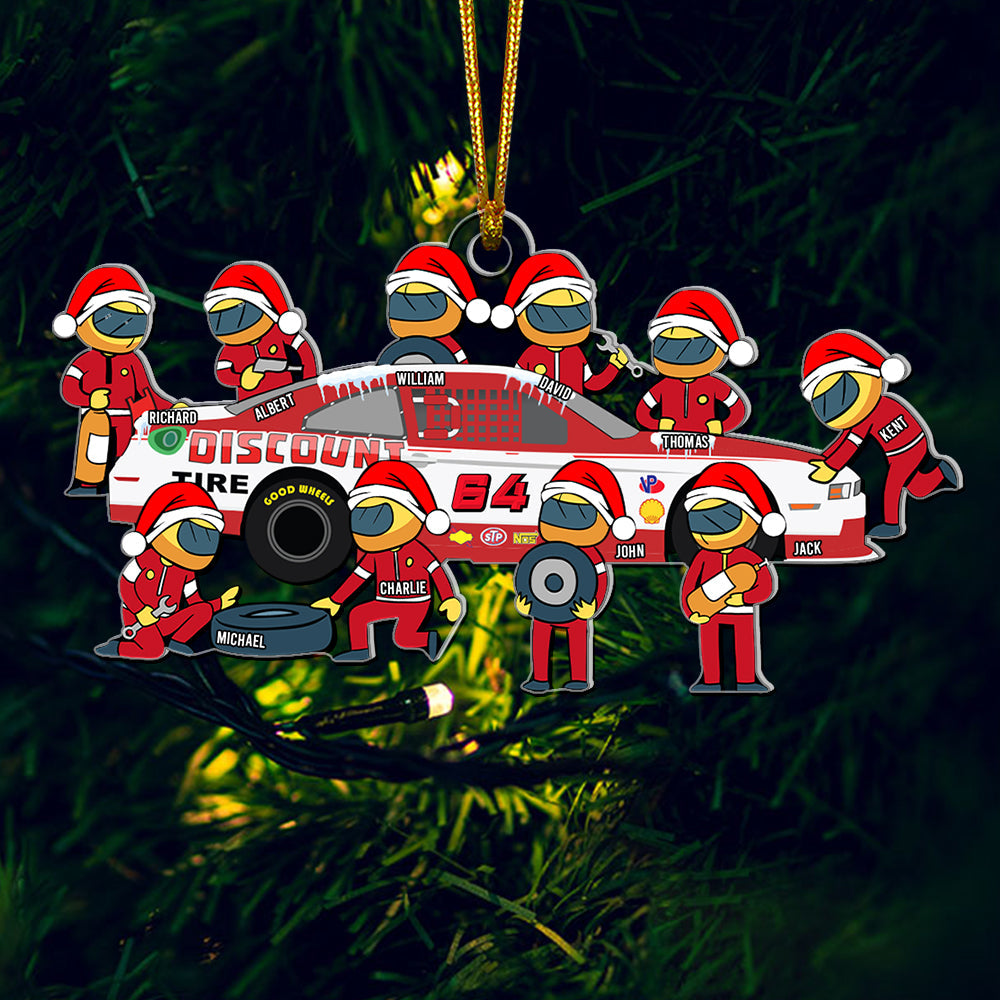 Alternative view of Personalized Gifts For Racing Team Christmas Ornament 03qhqn250924