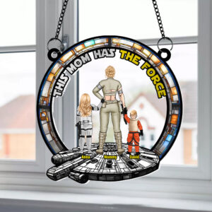 Personalized Gifts For Sci-Fi Mom Suncatcher Ornament 03qhtn130225hhhg