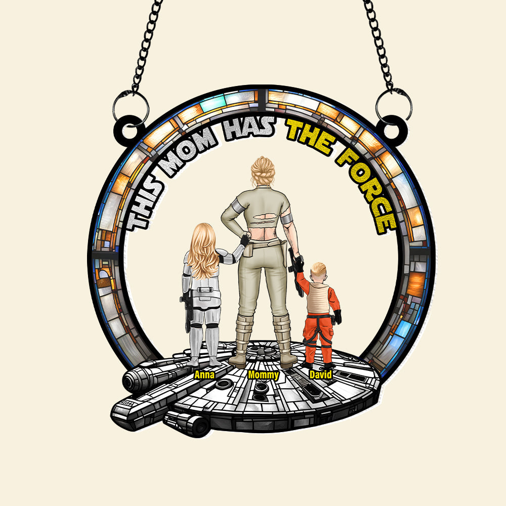 Personalized Gifts For Sci-Fi Mom Suncatcher Ornament 03qhtn130225hhhg - Image 4