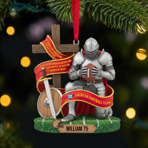 Alternative view of Personalized Gifts For Sport Lover Christians Christmas Ornament 01hutn131025