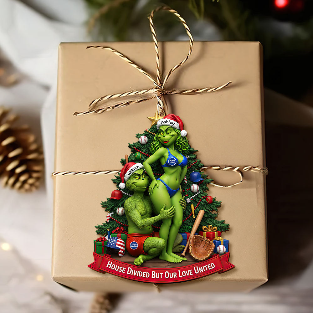 Alternative view of Personalized Gifts For Sport Lover Couple Christmas Ornament 04huti290925