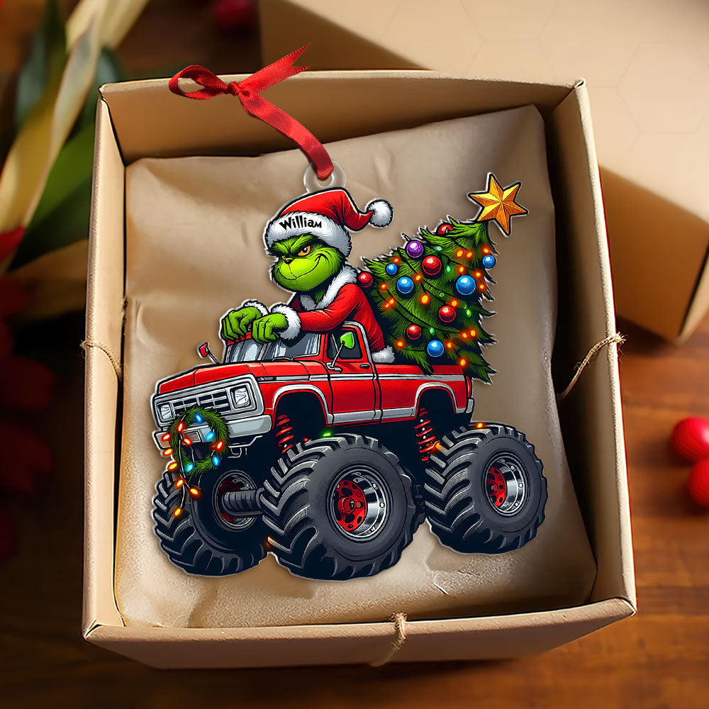 Personalized Gifts For Trucker Christmas Ornament 02kati081124 - Image 4