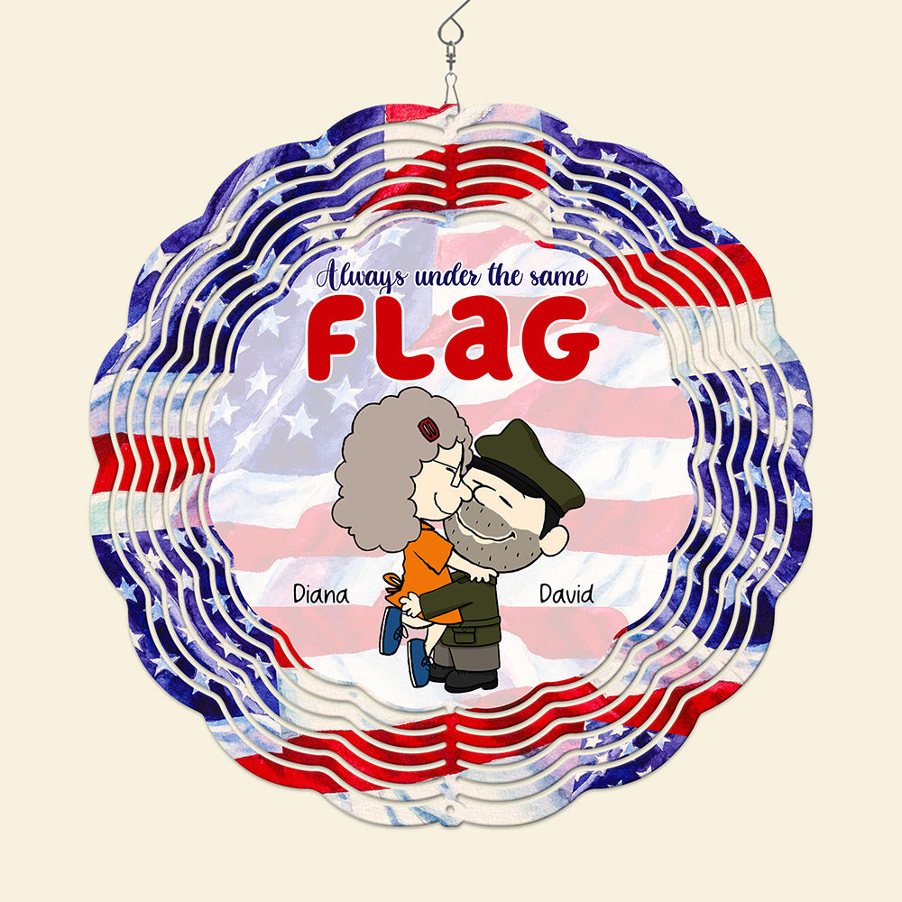 Personalized Gifts For Veteran Couple Wind Spinner 04toqn160125hg - Image 6