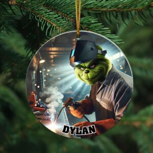 Alternative view of Personalized Gifts For Welder Ornament, How The Welder Saved Christmas 04QHLU041124