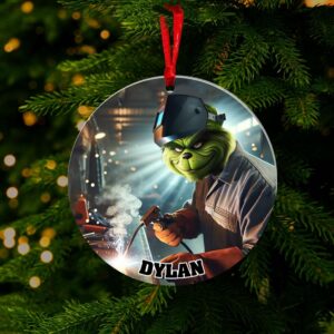 Personalized Gifts For Welder Ornament, How The Welder Saved Christmas 04QHLU041124