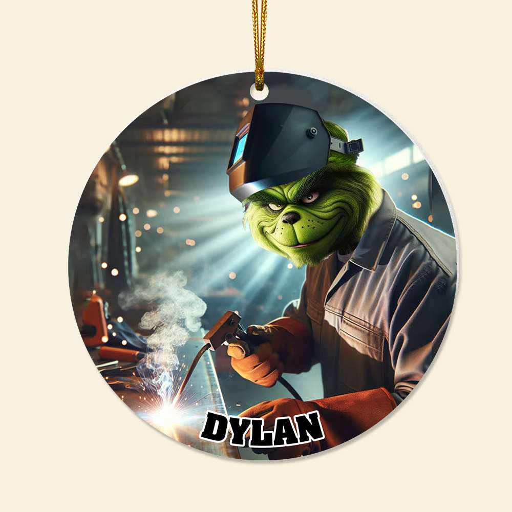 Personalized Gifts For Welder Ornament, How The Welder Saved Christmas 04QHLU041124 - Image 4