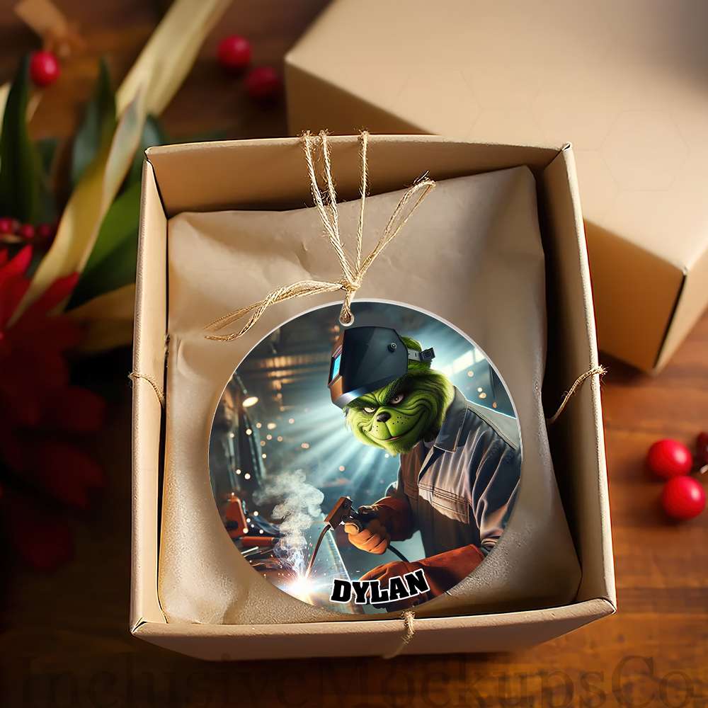 Personalized Gifts For Welder Ornament, How The Welder Saved Christmas 04QHLU041124 - Image 3