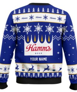 Alternative view of Personalized Hamm's Beer Ugly Christmas Sweater