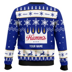 Alternative view of Personalized Hamm's Beer Ugly Christmas Sweater