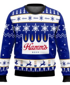 Personalized Hamm's Beer Ugly Christmas Sweater