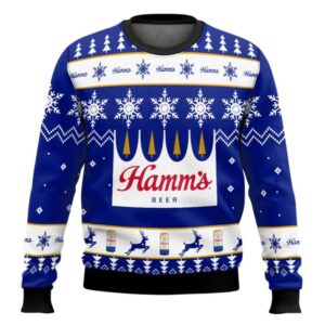 Personalized Hamm's Beer Ugly Christmas Sweater